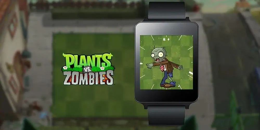 Скачать Plants vs. Zombies™ Watch Face [MOD Много монет] на Андроид