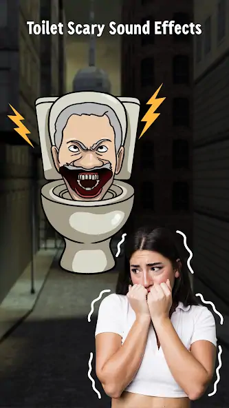 Скачать Toilet Man Sound - Scary Prank [MOD Много денег] на Андроид