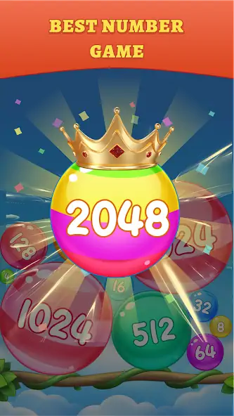 Скачать Crazy Ball 2048 [MOD Много монет] на Андроид
