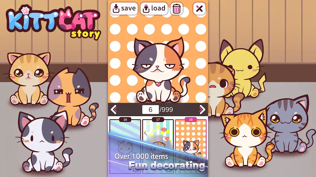 Скачать KittCat Story : Cat Maker [MOD Много монет] на Андроид