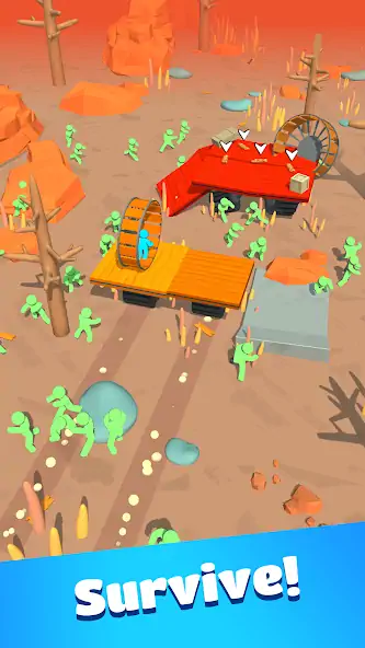 Скачать Zombie Raft [MOD Много монет] на Андроид