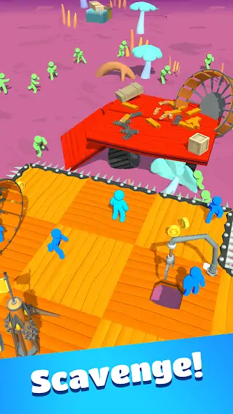 Скачать Zombie Raft [MOD Много монет] на Андроид