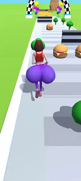 Скачать Twerk Race 3D: Belly Body Run [MOD Много монет] на Андроид