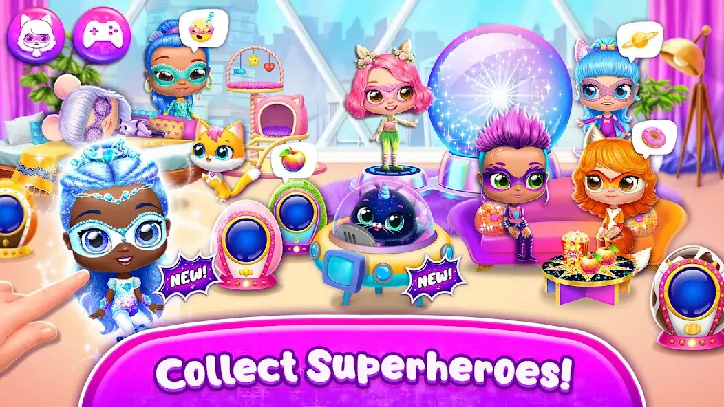 Скачать Power Girls — Fantastic Heroes [MOD Много монет] на Андроид
