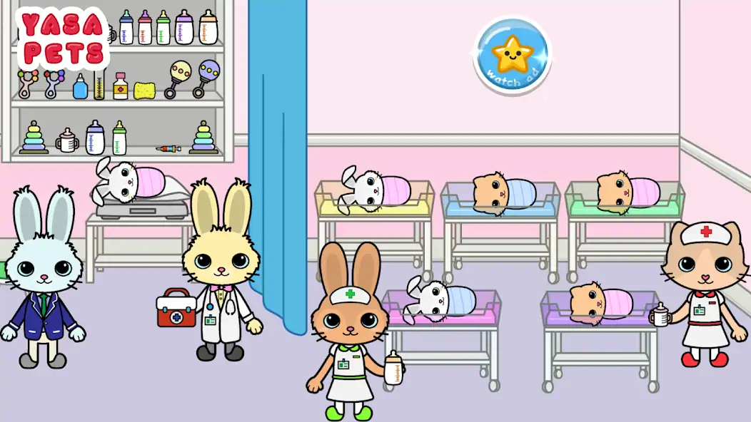 Скачать Yasa Pets Hospital [MOD Много денег] на Андроид