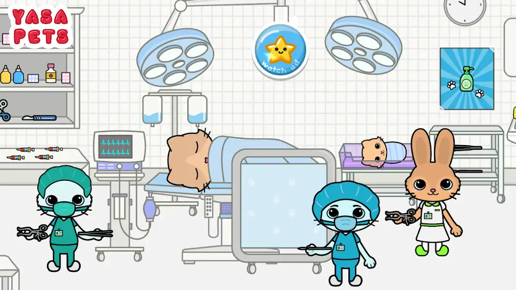 Скачать Yasa Pets Hospital [MOD Много денег] на Андроид