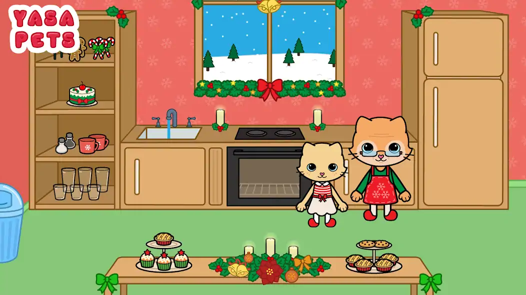 Скачать Yasa Pets Christmas [MOD Бесконечные деньги] на Андроид