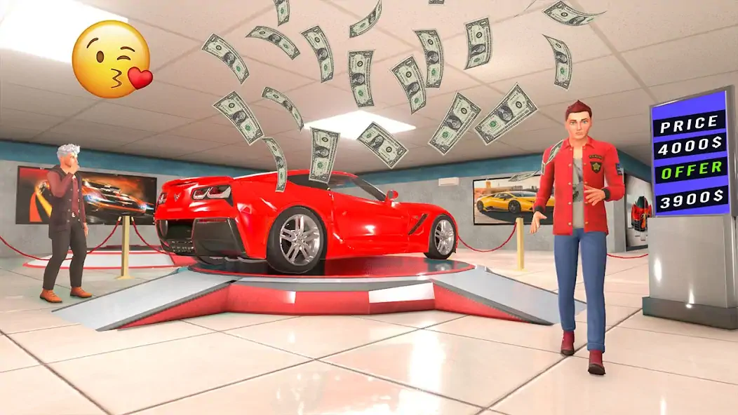 Скачать Торговец автомобилями Tycoon [MOD Бесконечные деньги] на Андроид