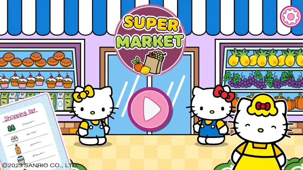 Скачать Hello Kitty: Игра Супермаркет [MOD Бесконечные деньги] на Андроид