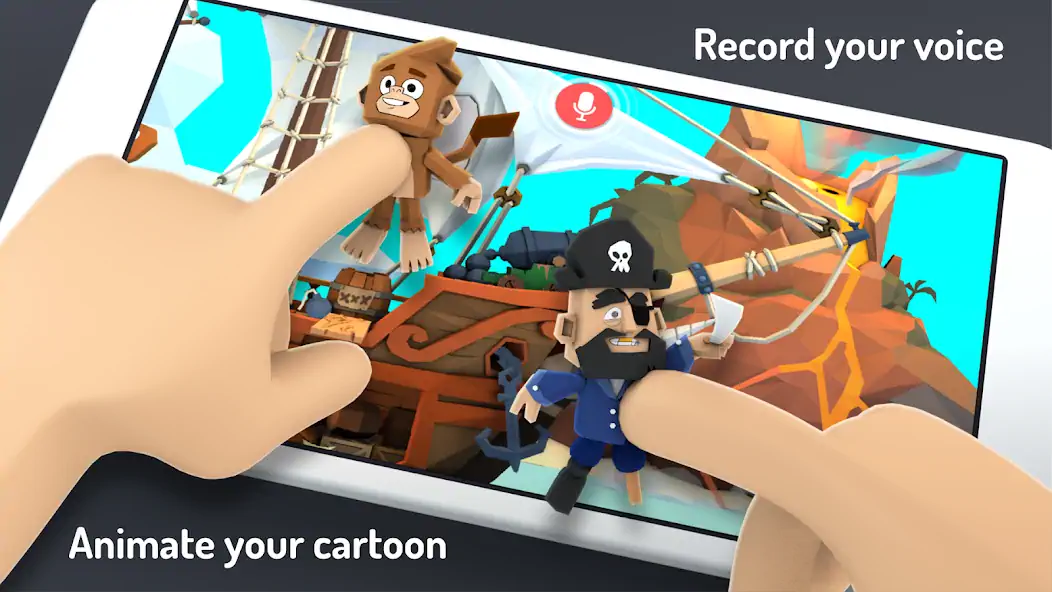 Скачать Toontastic 3D [MOD Много монет] на Андроид