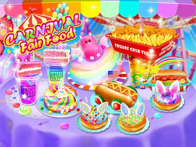 Скачать Unicorn Chef Games for Teens [MOD Бесконечные деньги] на Андроид