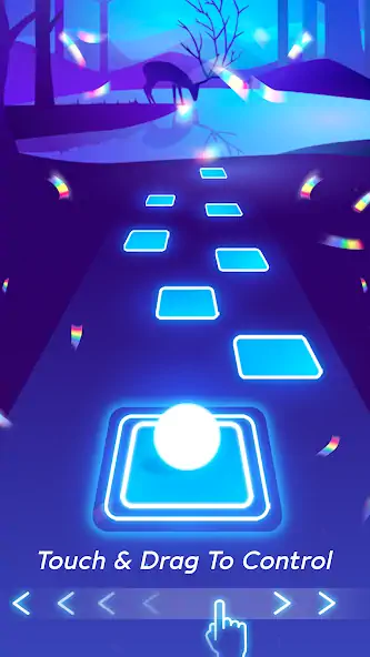 Скачать Tiles Hop - шарики музыкальные [MOD Бесконечные монеты] на Андроид