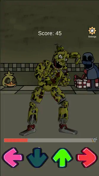 Скачать FNF FNaF Springtrap Mod Test [MOD Много монет] на Андроид