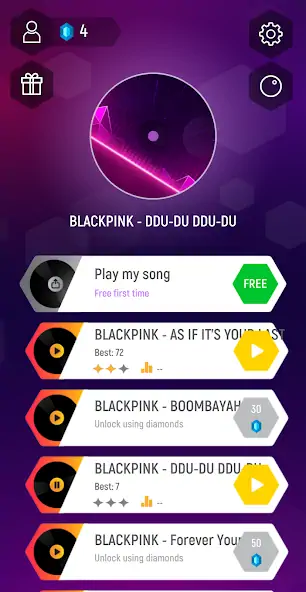 Скачать BLACKPINK Hop : Kpop Music [MOD Бесконечные деньги] на Андроид