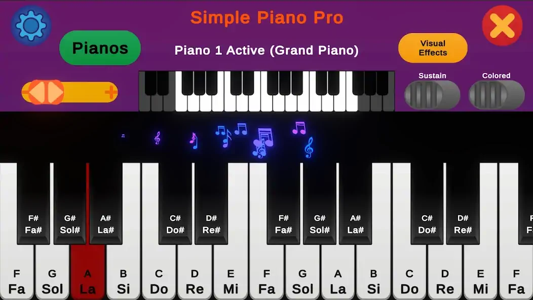 Скачать Simple Piano Pro [MOD Много монет] на Андроид