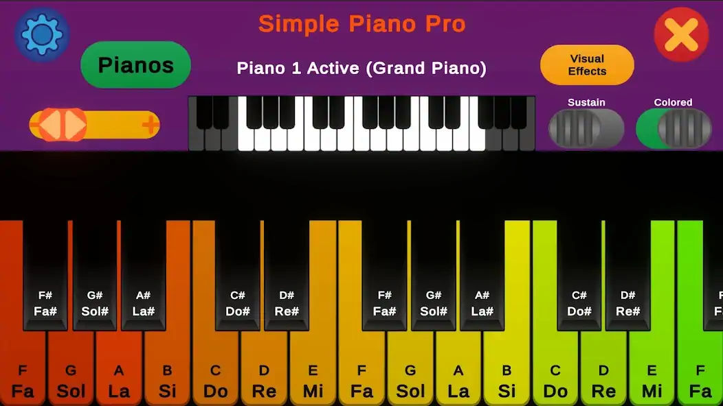 Скачать Simple Piano Pro [MOD Много монет] на Андроид