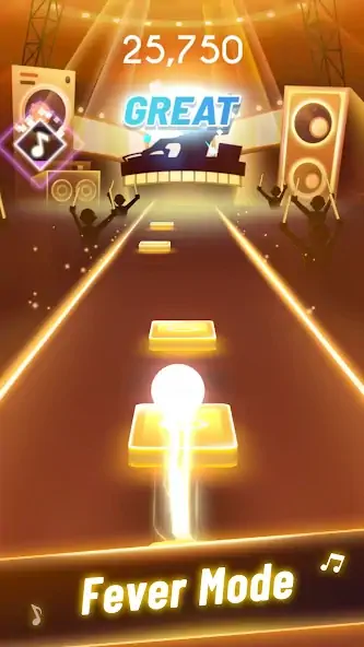 Скачать Music Rhythm Ball - Music Game [MOD Бесконечные деньги] на Андроид