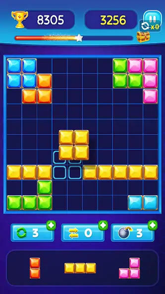 Скачать Block Puzzle: Драгоценный блок [MOD Бесконечные монеты] на Андроид