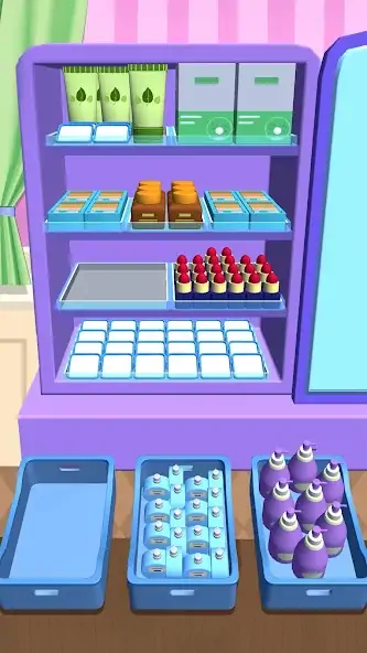 Скачать Fill Up Fridge：Organizing Game [MOD Много денег] на Андроид