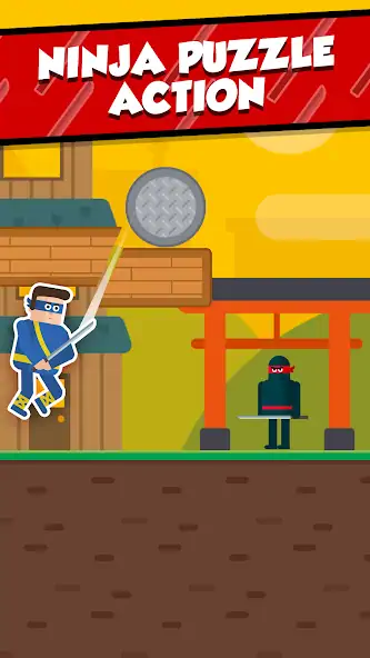 Скачать Mr Ninja - Slicey Puzzles [MOD Много монет] на Андроид