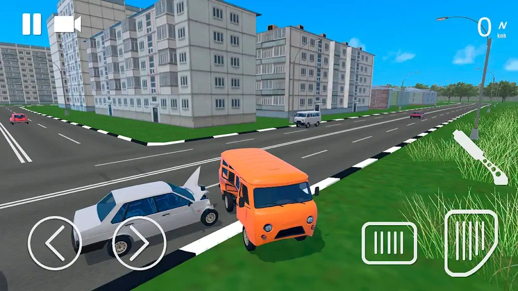 Скачать Russian Car Crash Simulator [MOD Бесконечные деньги] на Андроид