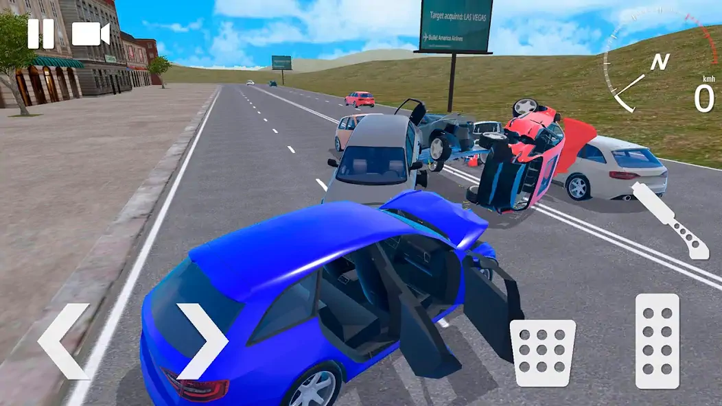 Скачать Traffic Crashes Car Crash [MOD Много денег] на Андроид