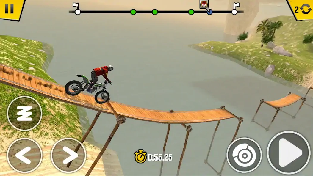 Скачать Trial Xtreme 4 Bike Racing [MOD Много монет] на Андроид