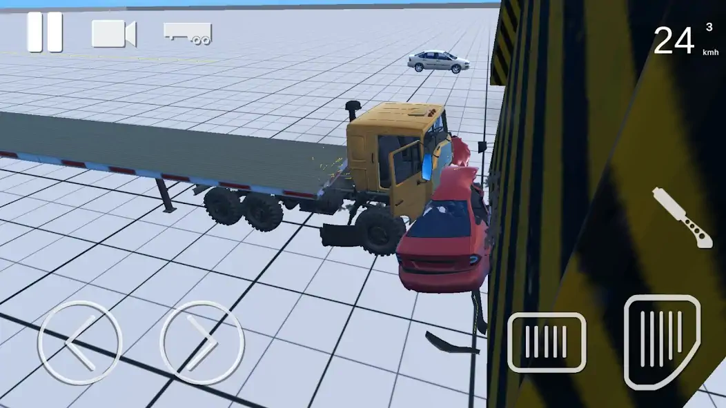 Скачать Truck Crash Simulator Accident [MOD Бесконечные монеты] на Андроид