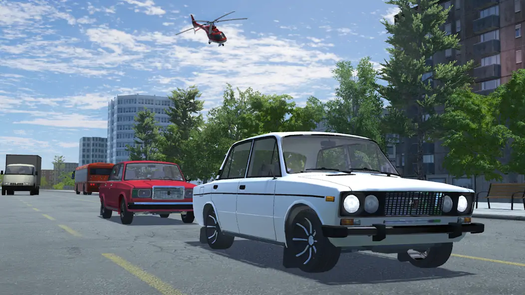 Скачать Лада Русские Тачки: Lada Sim [MOD Много денег] на Андроид