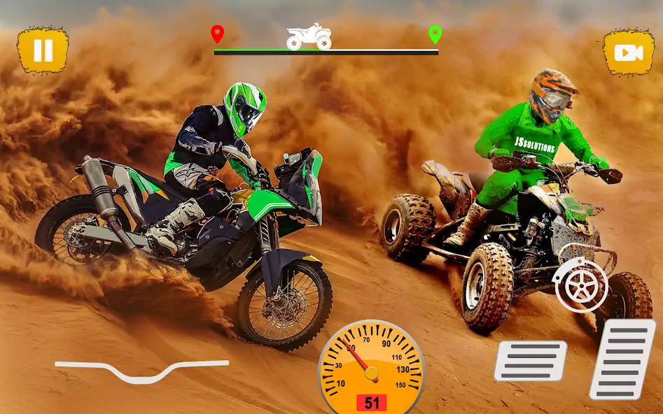 Скачать MX vs ATV: Quad Racing legend [MOD Бесконечные монеты] на Андроид