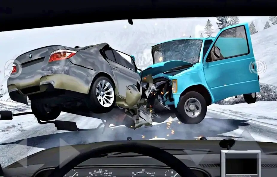Скачать Car Crash Damage Engine Wreck  [MOD Бесконечные монеты] на Андроид