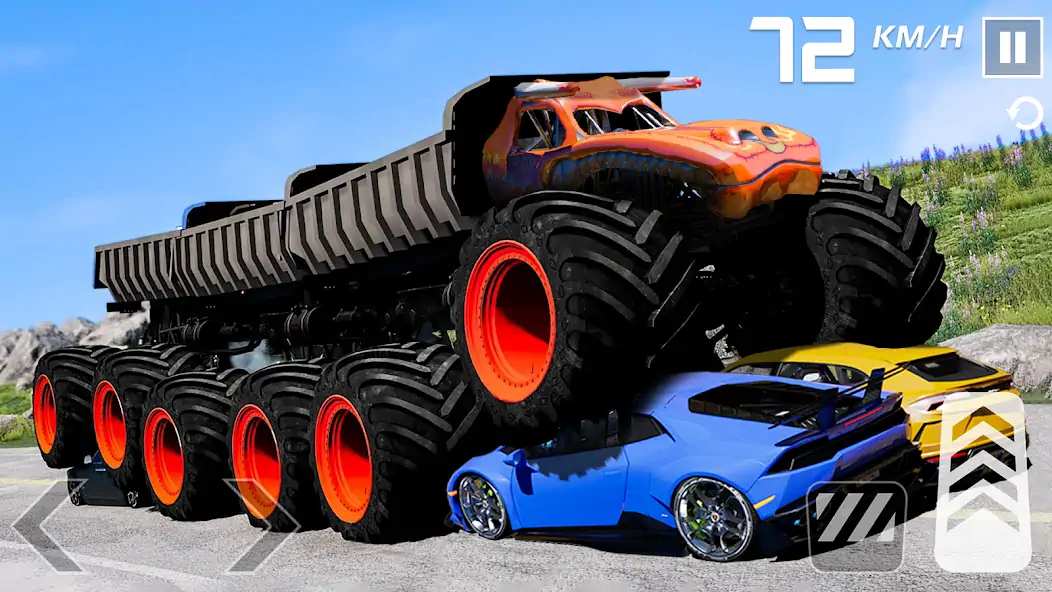 Скачать Monster Truck Stunt - Car Game [MOD Бесконечные деньги] на Андроид