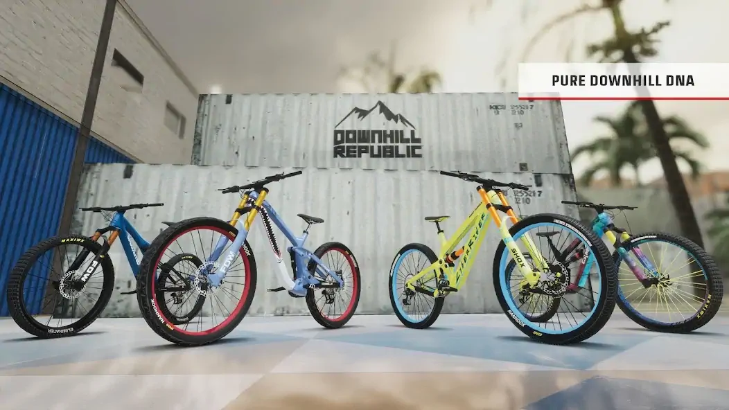 Скачать Downhill Republic [MOD Много монет] на Андроид