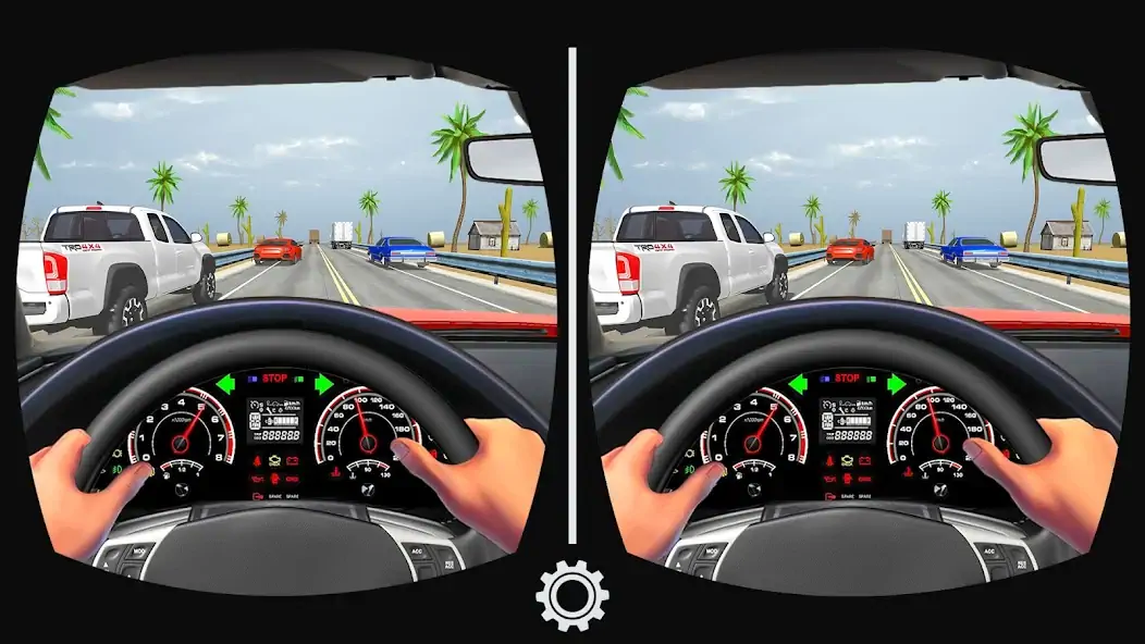 Скачать VR Traffic Racing In Car Drive [MOD Бесконечные деньги] на Андроид