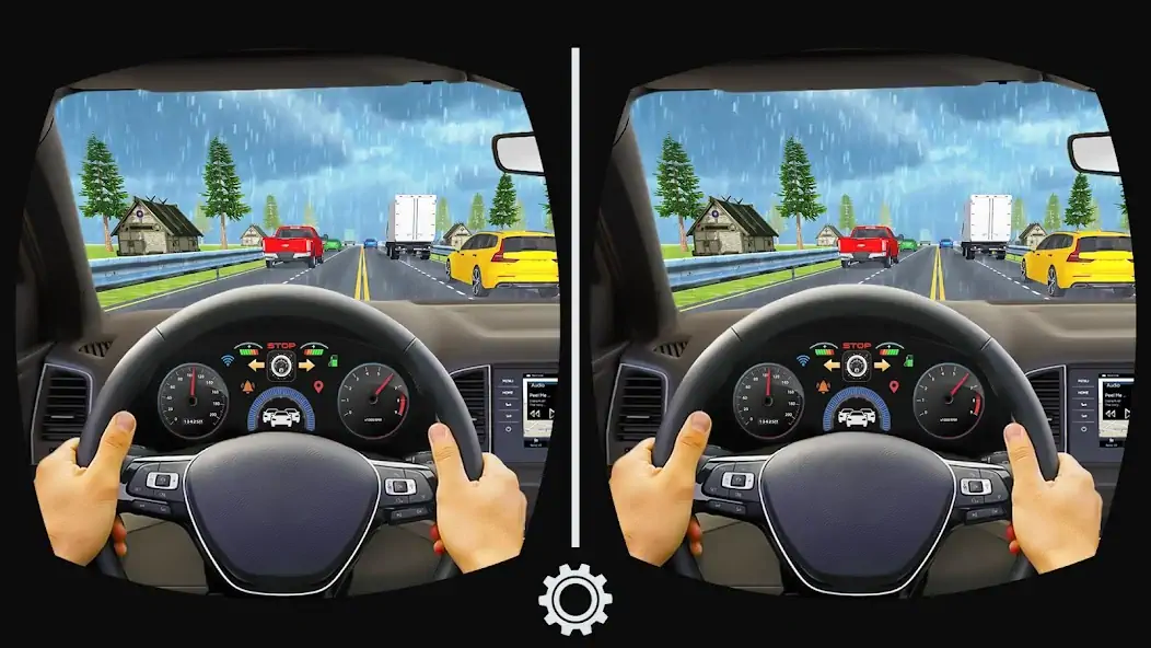 Скачать VR Traffic Racing In Car Drive [MOD Бесконечные деньги] на Андроид
