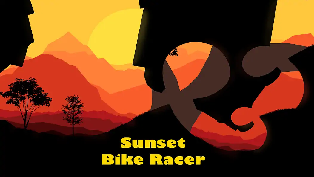 Скачать Sunset Bike Racer - Motocross [MOD Много монет] на Андроид