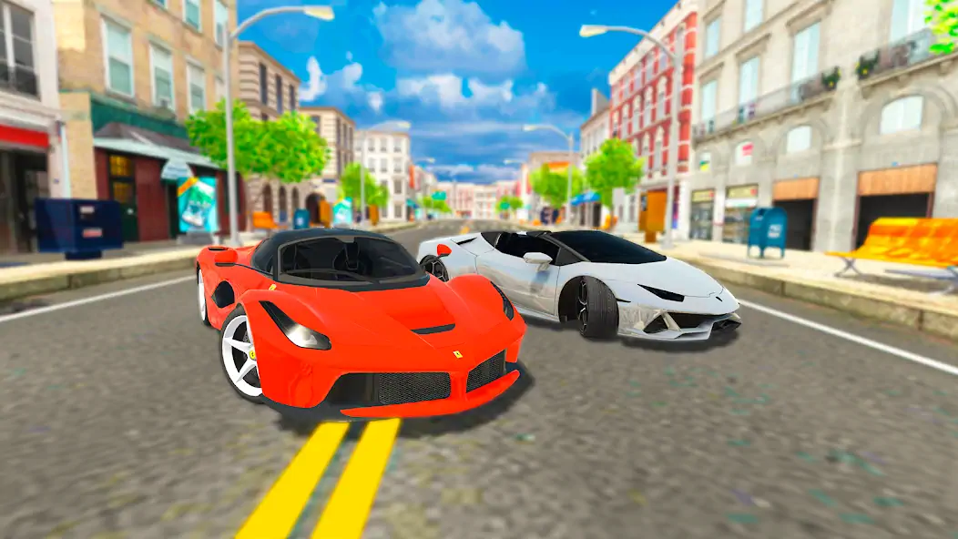 Скачать Car Driving Simulator: Online [MOD Бесконечные монеты] на Андроид