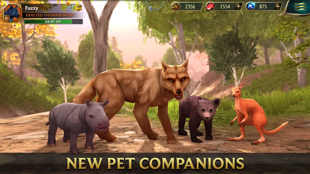 Скачать Wolf Tales - Wild Animal Sim [MOD Бесконечные деньги] на Андроид