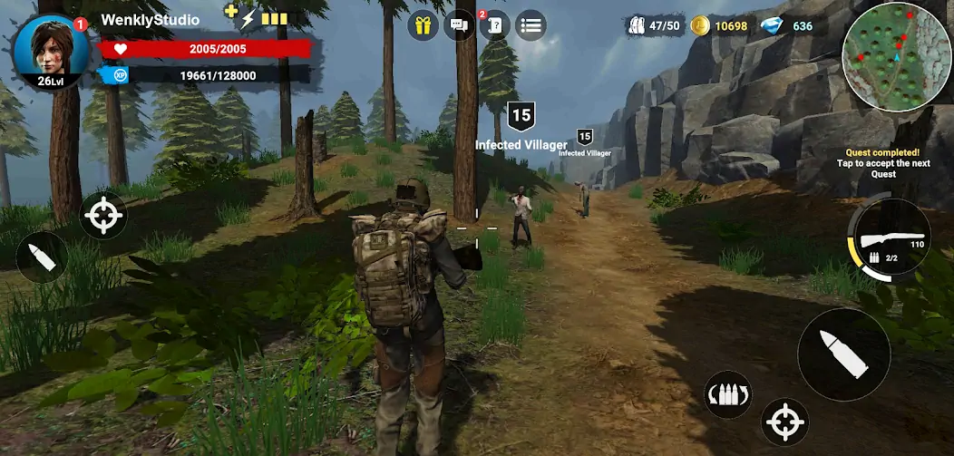 Скачать HF3: RPG Online Zombie Shooter [MOD Бесконечные монеты] на Андроид