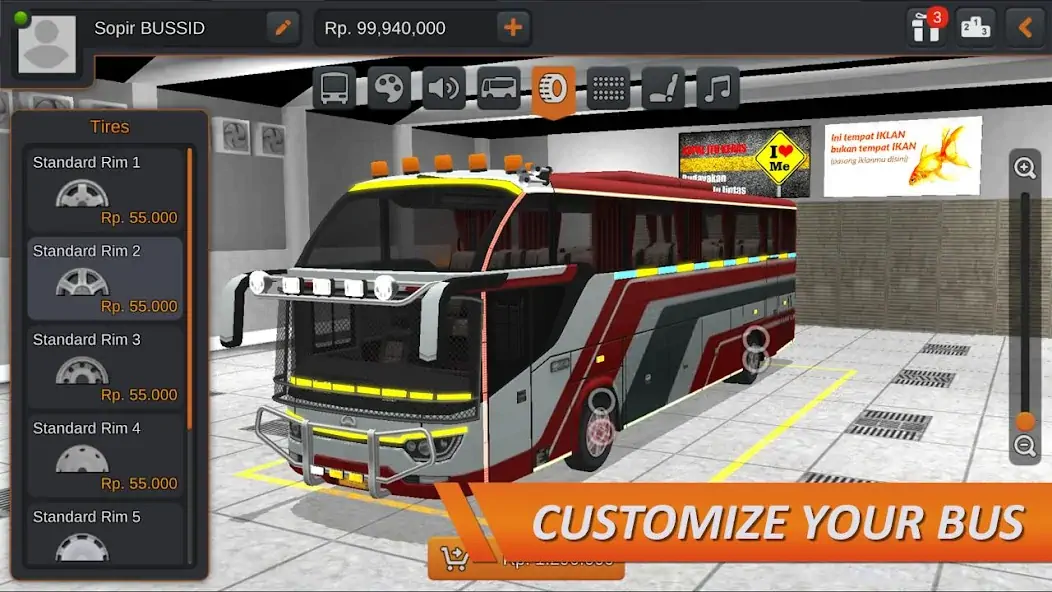 Скачать Bus Simulator Indonesia [MOD Много денег] на Андроид