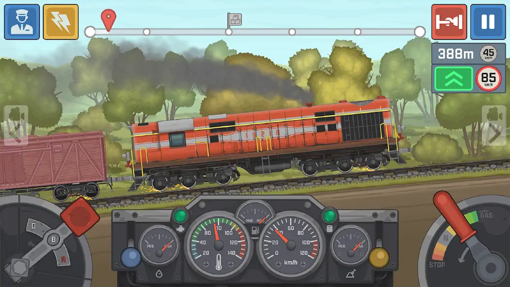 Скачать Train Simulator: поезд игра 2D [MOD Бесконечные деньги] на Андроид