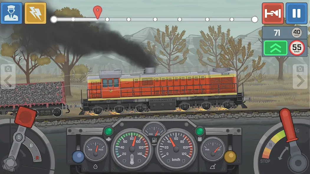 Скачать Train Simulator: поезд игра 2D [MOD Бесконечные деньги] на Андроид
