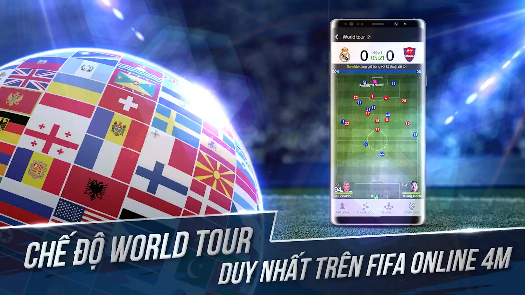 Скачать FIFA Online 4 M by EA SPORTS™ [MOD Много денег] на Андроид