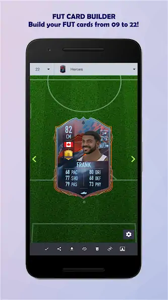 Скачать FUT Card Builder 23 [MOD Бесконечные монеты] на Андроид