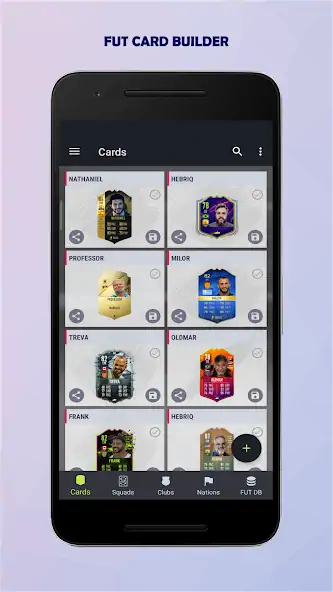 Скачать FUT Card Builder 23 [MOD Бесконечные монеты] на Андроид