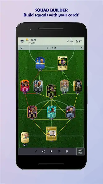 Скачать FUT Card Builder 23 [MOD Бесконечные монеты] на Андроид