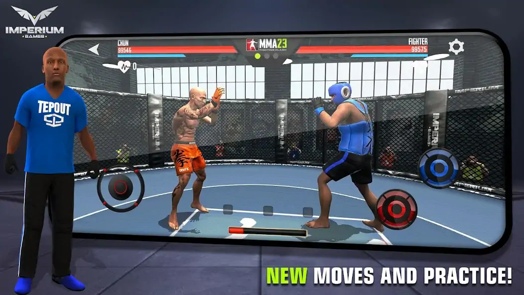 Скачать MMA - Fighting Clash 23 [MOD Бесконечные деньги] на Андроид