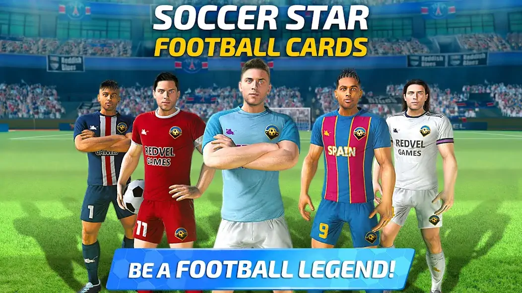 Скачать Soccer Star 23 Super Football [MOD Много монет] на Андроид