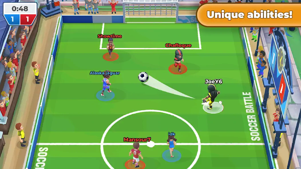 Скачать Футбол: Soccer Battle [MOD Бесконечные монеты] на Андроид