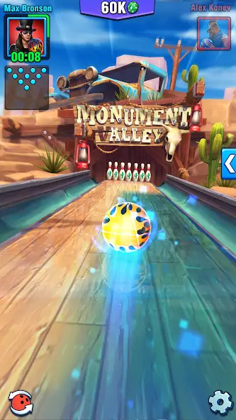 Скачать Bowling Crew — 3D боулинг игра [MOD Много денег] на Андроид
